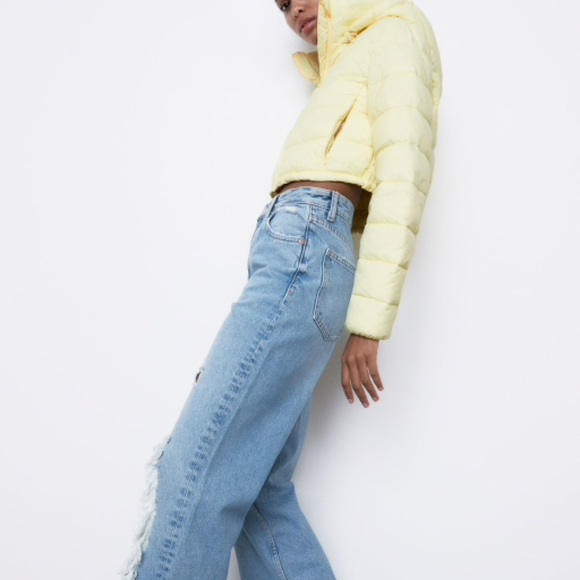 ZARA cropped puffer jacket BNWT - Picture 2 of 9